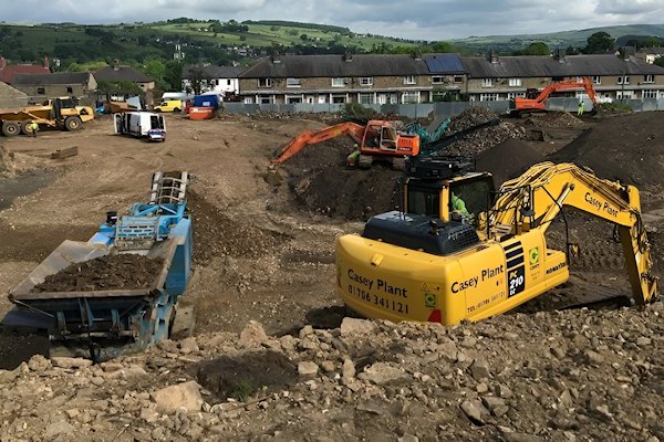 Project Rock Crushing Quarry Excavator