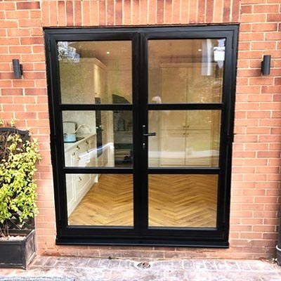 Aluminium doors