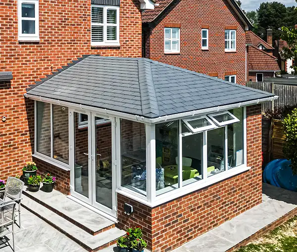 Warm roof conservatory